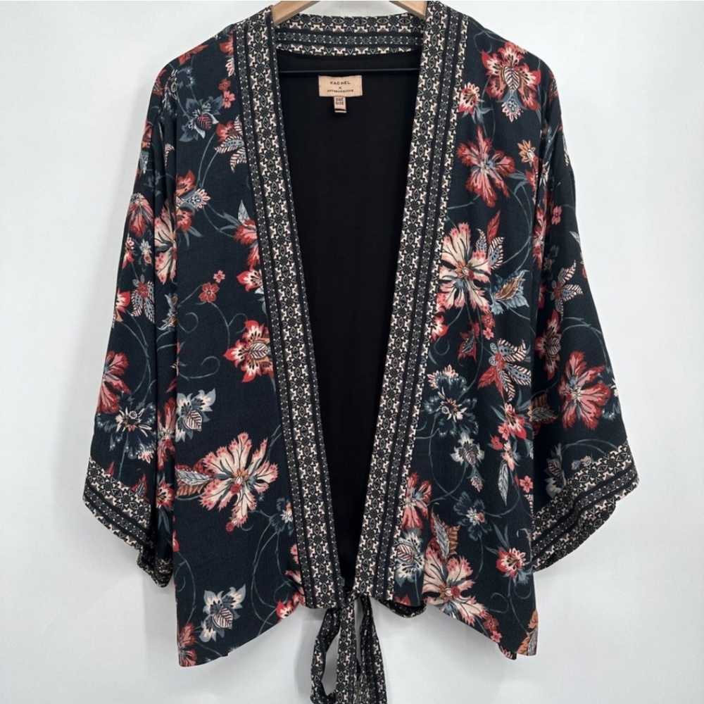 Anthropologie x Kachel Floral Kimono Boho Cardigan - One Size - Picture 6 of 14